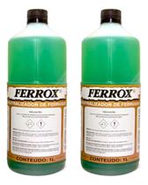 2 Removedor De Ferrugem Ferrox Original 1 Litro