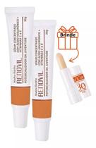 2 Renovil Serum Potencializador Juventude com Vitamina C e E + Protetor Solar Labial 30 FPS