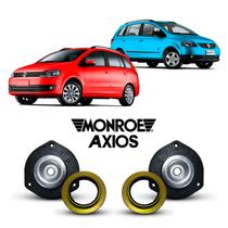 2 Reparo Coxim Suporte Batente + Rolamento Suspensão Dianteira Volkswagen Spacefox 2006 2007 2008 2009 2010