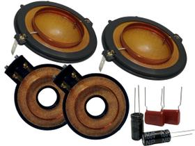 2 Reparo D200 e 2 Reparo Tweeter St200 Acompanha Capacitores 2 Reparo D200 e 2 Reparo Tweeter St200 Acompanha Capacitores