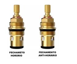 2 Reparo Mvs 1/4 De Volta P/ Misturador Fabrimar Compatível ref-629 e ref-812