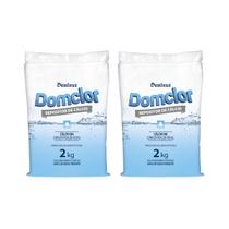 2 Repositor De Cálcio Domclor 2kg Equilibra Previne Corrosão