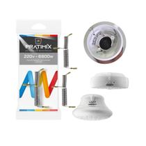 2 Resistências 220V 6800W 4temp Tipo L Para Lorenzetti