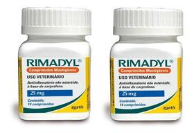 2 Rimadyl 25mg Anti-inflamatorio 14 Comprimidos Zoetis