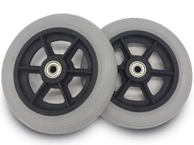 2 Rodas Dianteira Aro 6 Maciça Para Cadeira De Rodas Ortobras Jaguaribe Prolife E Outras 2 Rodas Dianteira Aro 6 Maciça Para Cadeira De Rodas Ortobras Jaguaribe Prolife E Outras