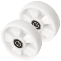2 Rodas Traseira Nylon Paleteira 180x50mm Rolamento Duplo (6204-2RS) Suporta Até 5T