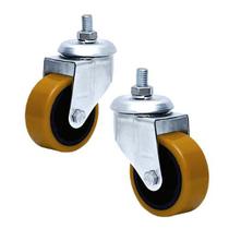 2 Rodizio Giratório 3 pol. indústria espiga S/freio GLE.312.PF.FP 170 kg