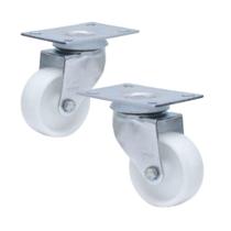 2 Rodizio Nylon Giratório 3 Pol. Sem Freio 150 Kg