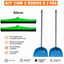 2 Rodo Grande Plástico Sem Cabo Puxa e Seca 60cm 2 Pá de Lixo Com Cabo Resistente Casa Multiuso Oferta 2 Rodo Grande Plástico Sem Cabo Puxa e Seca 60cm 2 Pá de Lixo Com Cabo Resistente Casa Multiuso Oferta