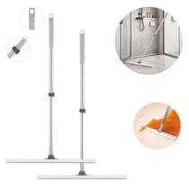 2 Rodos Mágico Silicone Limpeza Vassoura 2em1 Articulada