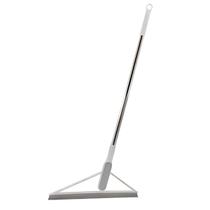 2 Rodos Vassoura Mágica Silicone Triangular Cabo Metal 90cm