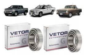 2 Rolamento Lateral Coroa Dif. Tras. S10 Blazer Dana 44.3 46