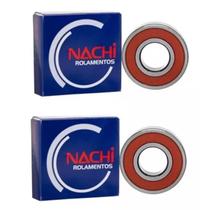 2 Rolamento Nachi Roda Dianteira Honda 6301 Titan 150 160 2 Rolamento Nachi Roda Dianteira Honda 6301 Titan 150 160