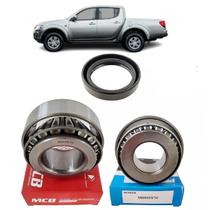 2 Rolamentos St3776 Rolamento Sta3068 + Retentor L200 Triton