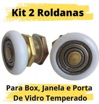 2 Roldanas Para Box Blindex, Janela, Porta De Vidro 8mm ou 10mm