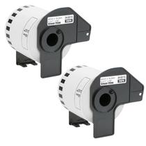 2 Rolo Etiqueta Comp P/Uso Brother Dk-2113 Transparente 62mm