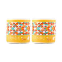 2 rolos descartáveis de bambu para fraldas de bebê, forro de bambu biodegradável