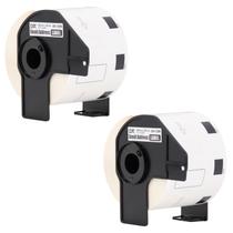 2 Rolos Etiqueta Compativel P/ Brother Dk-1209 Ql800 29x62mm 2 Rolos Etiqueta Compativel P/ Brother Dk-1209 Ql800 29x62mm