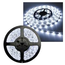 2 Rolos Fita LED SMD 3528 IP65 Branca Fria-6000k Rolo 5 metros/300 Leds Com Silicone - EXTERNA