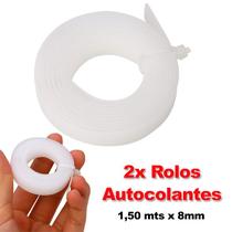 2 Rolos Teflon Autocolante Plotter Recorte 150cm X 8mm X 1mm