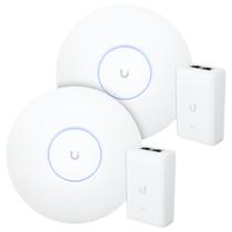 2 Roteadores Wifi 6 Access Point 5.3 Gbps + 2 Injetores Poe+ 2 U6 Pro Ubiquiti Com 2 Fontes 48v30w 2 Roteadores Wifi 6 Access Point 5.3 Gbps + 2 Injetores Poe+ 2 U6 Pro Ubiquiti Com 2 Fontes 48v30w