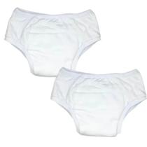 2 Roupa Íntima Geriátrica Algodão Segura Escapes Urina Bco 2 Roupa Íntima Geriátrica Algodão Segura Escapes Urina Bco