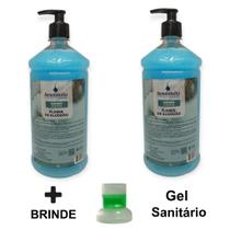 2 Sabonete Líquido Grande 1 Litro Orquídea Jabuticaba Erva Doce Pitanga Açai Flor Algodão - Envio Já