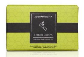 2 Sabonetes Perfumados em Barra 75g Bambu Chinês Acqua Aroma