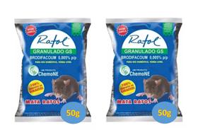 2 Sachê Para Roedores Pequenos, Médios E Grandes 50g Cada 2 Sachê Para Roedores Pequenos, Médios E Grandes 50g Cada