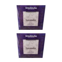 2 Sachê Perfumado de Lavanda Gaveta Armário Cheirinho Guarda Roupa 25g Senalândia - Envio Já