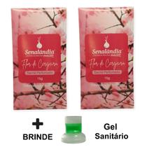 2 Sachê Perfumado Gaveta Armário Cheirinho Flor de Cerejeira Casa Roupa Marca Senalândia - Envio Já