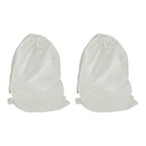 2 Saco Para Roupa Suja Viajem Mala Tnt Sacola Fechada Cordão