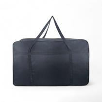 2 Sacolao Bolsa Compra passeio viagem organizador cameba edredon 76x48x28cm Zíper preto - Lugagge Bagstech