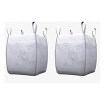 2 Sacos Big Bags P/ Ensacar Poda Jardinagem 1000kg 1m³ C1 2 Sacos Big Bags P/ Ensacar Poda Jardinagem 1000kg 1m³ C1