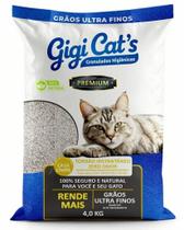 2 Sacos De Areia Para Gato Gigi Cat Extra Fina 8L