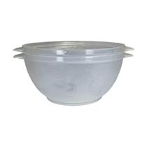 2 Saladeiras Balde De Pipoca Fruta Pote De Mistura Opaco