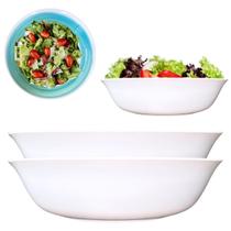 2 Saladeiras Bowl Grande Cumbuca em Melamina Verde 1,4L Litro