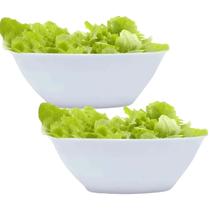 2 Saladeiras Tigela Pote Bowl em Melamina 2,7L Grande