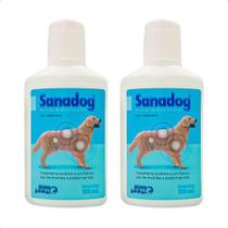 2 Sanadog Shampoo Mundo Animal 125ml - Envio Imediato