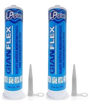 2 Selante Adesivo Gian Flex para Farol Lanterna Baú Incolor
