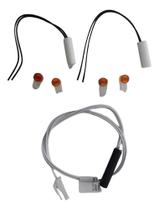 2 Sensor 2,7K + 1 Fusivel Termico Geladeira Consul Brastemp