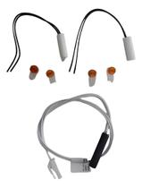 2 Sensor 2,7K + 1 Fusivel Termico Geladeira Consul Brastemp