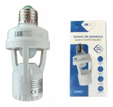 2 Sensor De Presença Com Fotocélula Para Lâmpada Soquete E27 - LUATEK