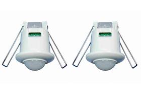 2 Sensores de Presença de Embutir - DNI 6025