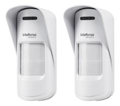 2 Sensores Infravermelho Sem Fio Ivp 8000 Pet Ex Intelbras