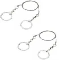 2 Serra Flexível d Bolso Sobrevivência corrente Camping Inox