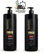 2 Shampoo 1l Força Pimenta Acelera Crescimento Bio Extratus