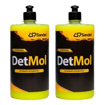 2 Shampoo Automotivo DetMol 1 Sandet Pra Limpar Motor Moto