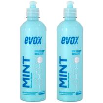 2 Shampoo Concentrado Lava Seco com Cera Carnauba Mint Evox