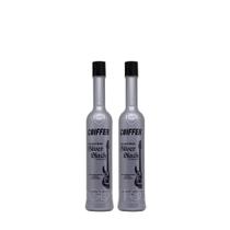 2 Shampoo Gloss Silver Black Coiffer 300ml Cabelos gisalhos